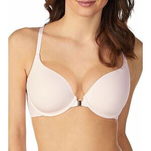 Le Mystère Women's Natural Comfort Racerback Bra Shell Blush 38DDD/F NWT
